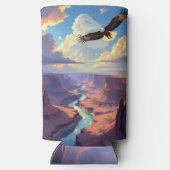 Eagle Flying over a Canyon (Achterkant)