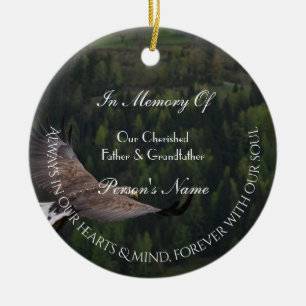 Eagle Flying Tribute Ornament van HAMbyWG