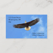 Eagle Flying Visitekaartje (Achterkant)
