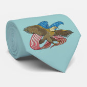 Eagle geborduurd stropdas (Opgerold)