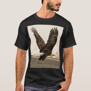 Eagle geborduurde jurk: t-shirt
