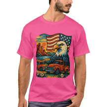 Eagle Glory  T-shirt - Patriottische Amerikaanse v