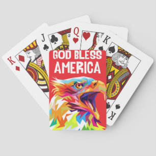 Eagle God Bless America Pokerkaarten
