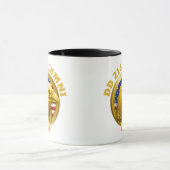 Eagle Gold Emblem USA Flag | DD 214 Alumni Mok (Midden)