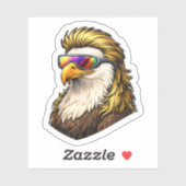 Eagle Golden Mullet Sticker (Vel)