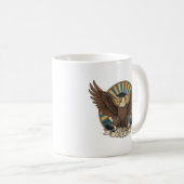 Eagle Graduation Customizable Coffee Mug (Devant droit)