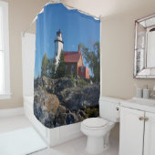 Eagle Harbour Lighthouse Shower Curtain Douchegordijn (In situ)