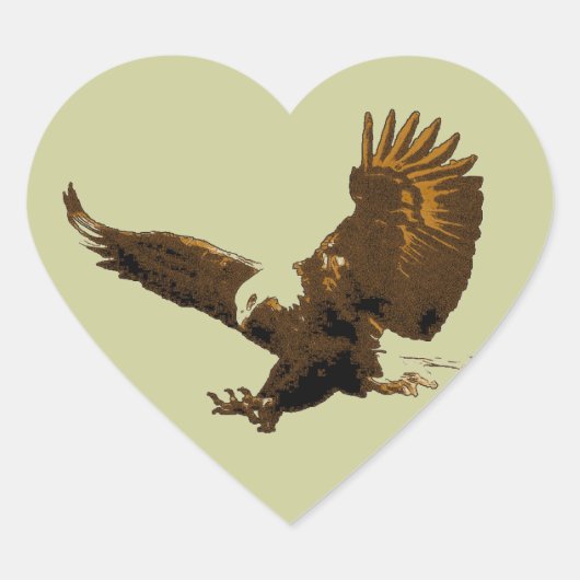 Eagle Hart Sticker (Voorkant)