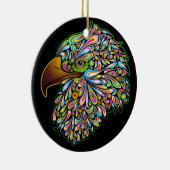 Eagle Hawk Psychedelic Design Ornament (Rechts)