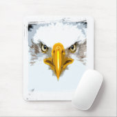 Eagle Head Moderne Pop Art Custom Sjabloon Muismat (Met muis)