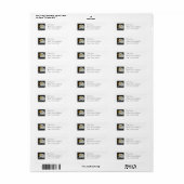 Eagle Head retouradres mailinglabel Etiket (Full Sheet)