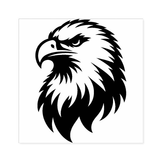 Eagle Head Rubber Stamp Rubberstempel (Afrduk)