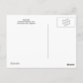 Eagle Herfst Briefkaart (Achterkant)