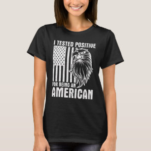 Eagle I testte positie voor Amerikaans 4e T-shirt