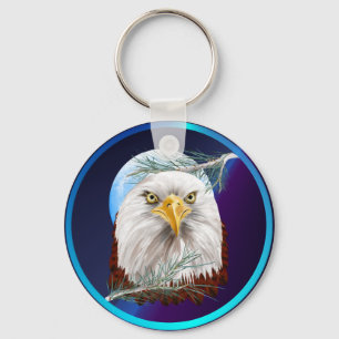 Eagle in de Sleutelhangers van de pijnbomen
