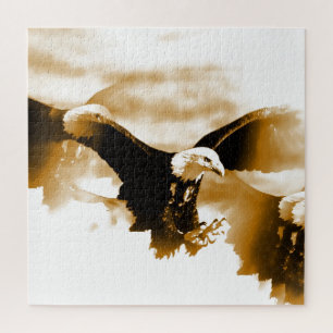 Eagle in Flight Art Legpuzzel