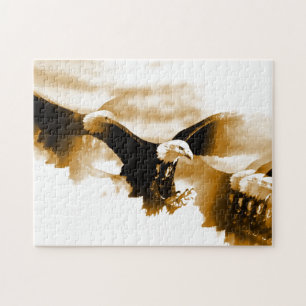 Eagle in Flight Art Legpuzzel