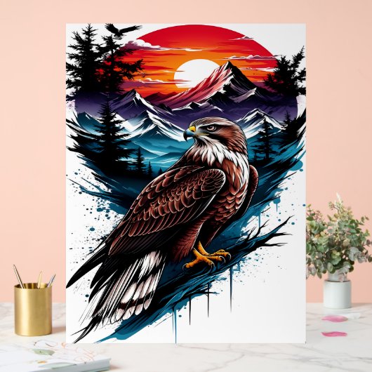 Eagle in the mountain (Mariage)