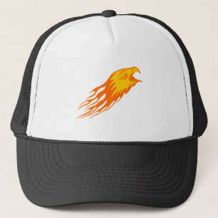 Eagle in vlammen trucker pet