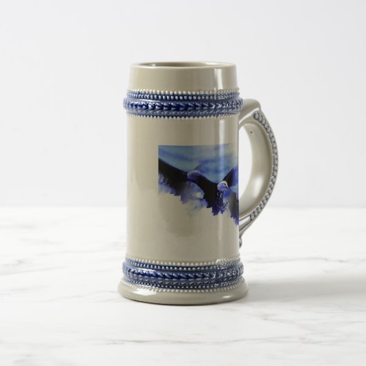 Eagle in vlucht bierpul (Voorkant rechts)