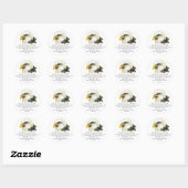 Eagle - Inspirerend - Manuscript - zij die wachten Ronde Sticker (Vel)