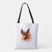 Eagle is de King Canvas tas - Bold Eagle Graphic, (Achterkant)