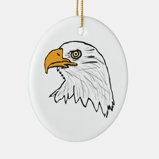 Eagle Keramisch Ornament (Rechts)
