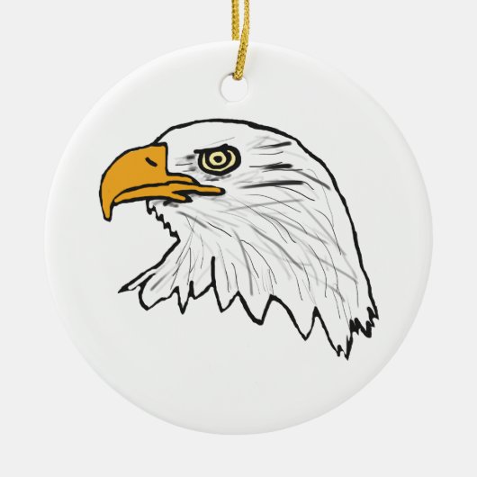 Eagle Keramisch Ornament (Voorkant)