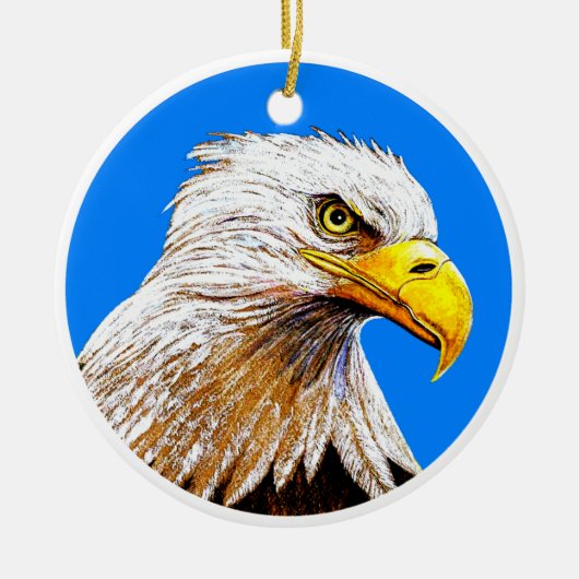 Eagle Keramisch Ornament (Voorkant)