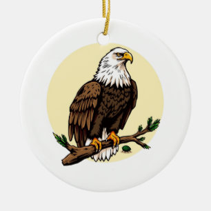 Eagle Keramisch Ornament