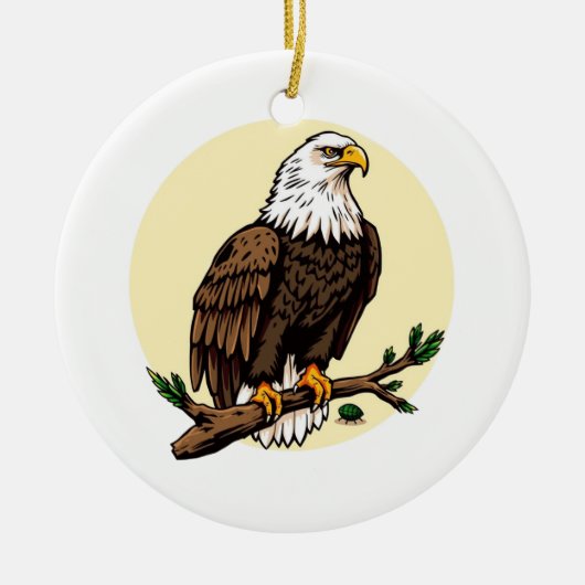 Eagle Keramisch Ornament (Voorkant)