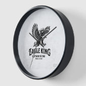 Eagle King Eagle logo voor de wacht (Hoek)
