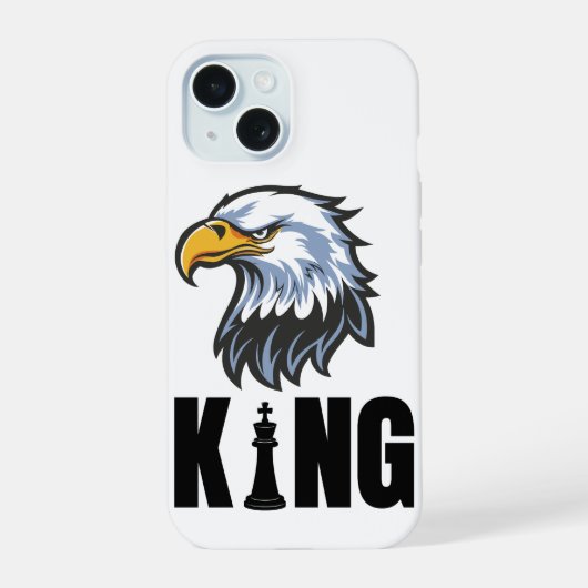 Eagle King iPhone 15 Pro Max Case Hoesje (Achterkant)