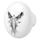 Eagle kop Tattoo keramische romp Knop (Rechts)