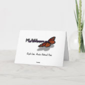 Eagle Lake en Red Maple Leaves II Kaart (Achterkant)