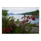 Eagle Lake et Red Maple Feuilles (Devant horizontal)