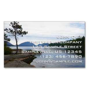 Eagle Lake in Acadia National Park Magnetisch Visitekaartje