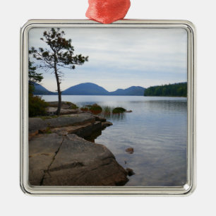 Eagle Lake in Acadia National Park Metalen Ornament