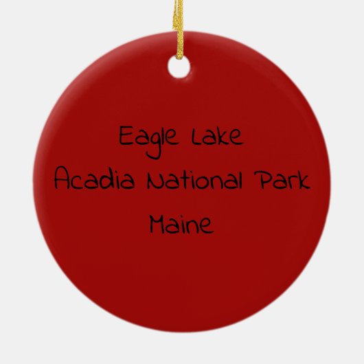 Eagle Lake Ornament (Achterkant)