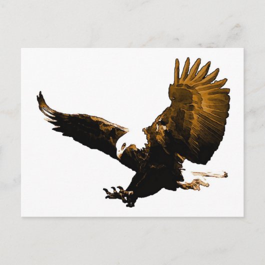 Eagle Landing Briefkaart (Voorkant)