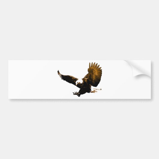 Eagle Landing Bumpersticker (Voorkant)