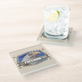 Eagle-Let Freedom Ring Glazen Onderzetter (Schuin)