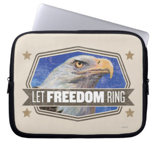 Eagle-Let Freedom Ring Laptop Sleeve