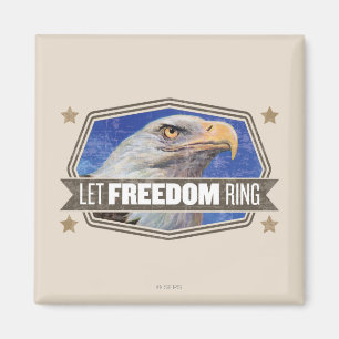 Eagle-Let Freedom Ring Magneet