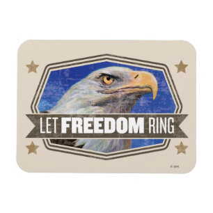 Eagle-Let Freedom Ring Magneet