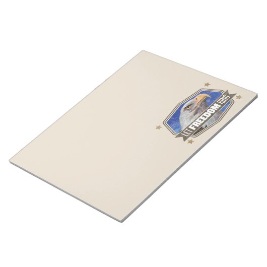 Eagle-Let Freedom Ring Notitieblok (Schuin)