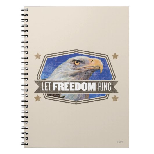 Eagle-Let Freedom Ring Notitieboek (Voorkant)