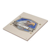 Eagle-Let Freedom Ring Tegeltje (Zijkant)