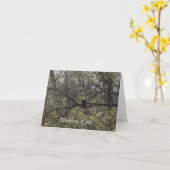 Eagle Lookout Painterly Pensée De Vous Carte (Fleur jaune)