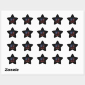 Eagle Lover Gift | Eagle American Flag Independenc Ster Sticker (Vel)